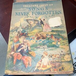 Vintage 'Treasure Chest of Songs Never Forgotten' Book